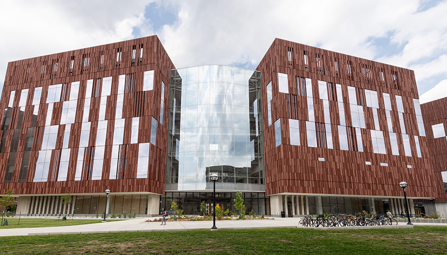 Photo of the new Biological Sciences Building