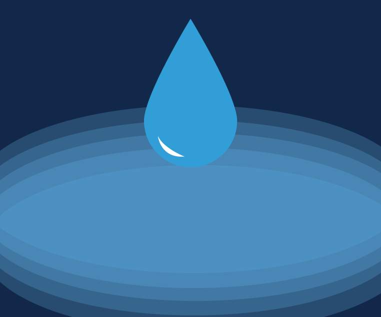 Concept illustration of drinking water. Illustration credit: Katie Beukema