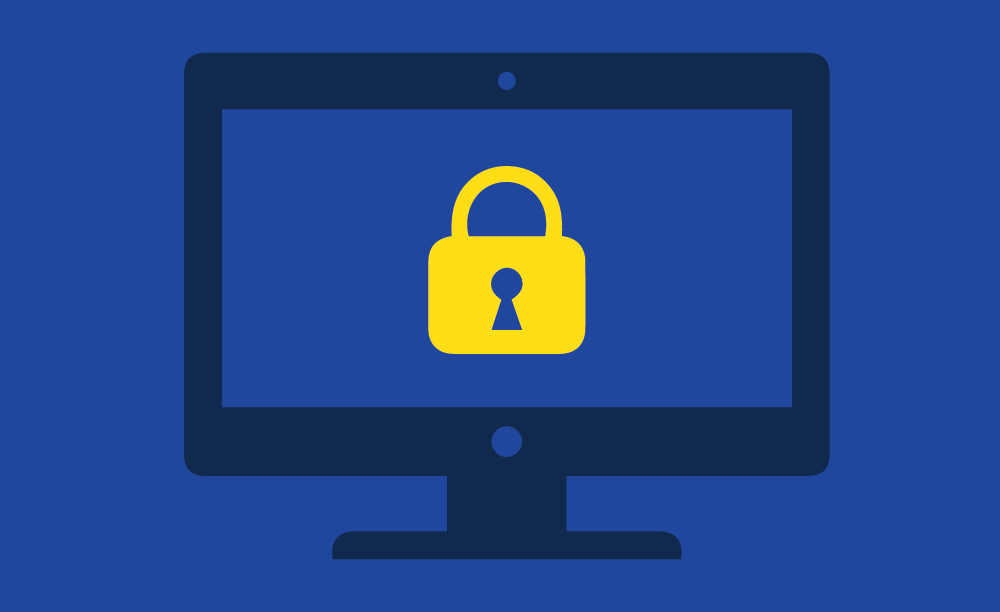 Conceptual graphic of online privacy. Image credit: Kaitlyn Beukema