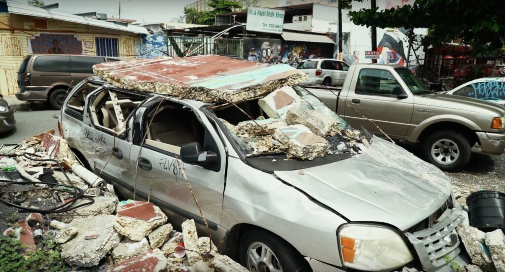 Hurricane Maria’s devastation still evident one year later. Images courtesy U-M Office of Academic Innovation