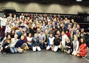 Talkback with musical theater students.