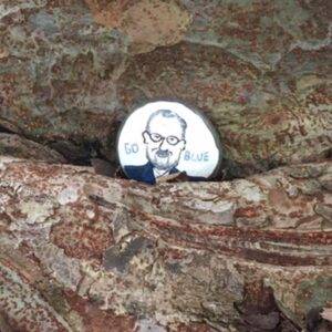 Rock with Schlissel's face