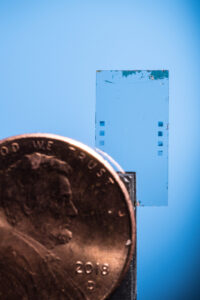 Microscopic device that bends light. Image credit: Austin Thomason, Michigan Photography