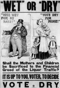 Prohibition poster
