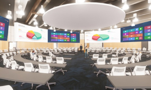 Classroom in new building