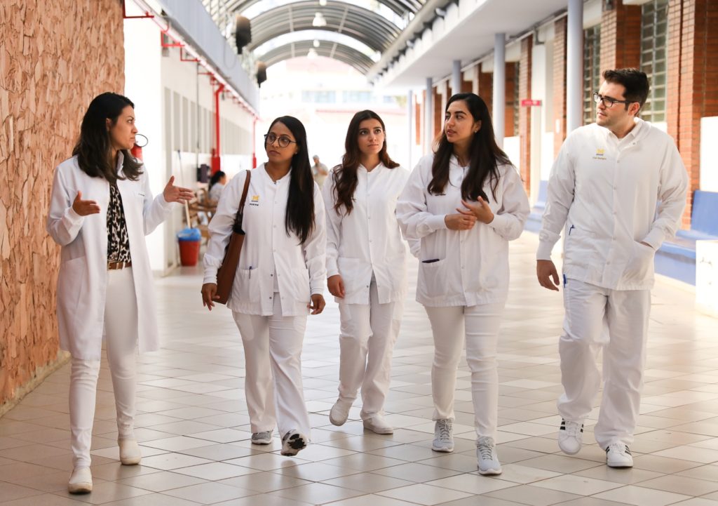 U-M students visit University of Sao Paulo, in Bauru.