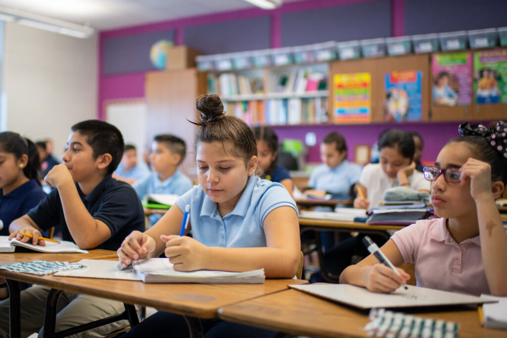 Physical activity helps the kids focus on classroom learning. Image credit: Michigan Photography