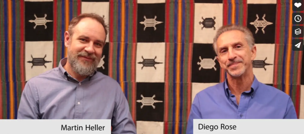 Martin Heller (left) and Diego Rose (right) Image credit: David Julius Roston