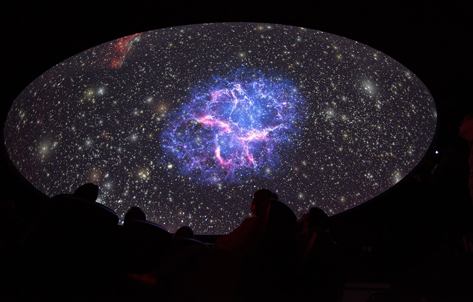 Photo of the new Planetarium and Dome Theater