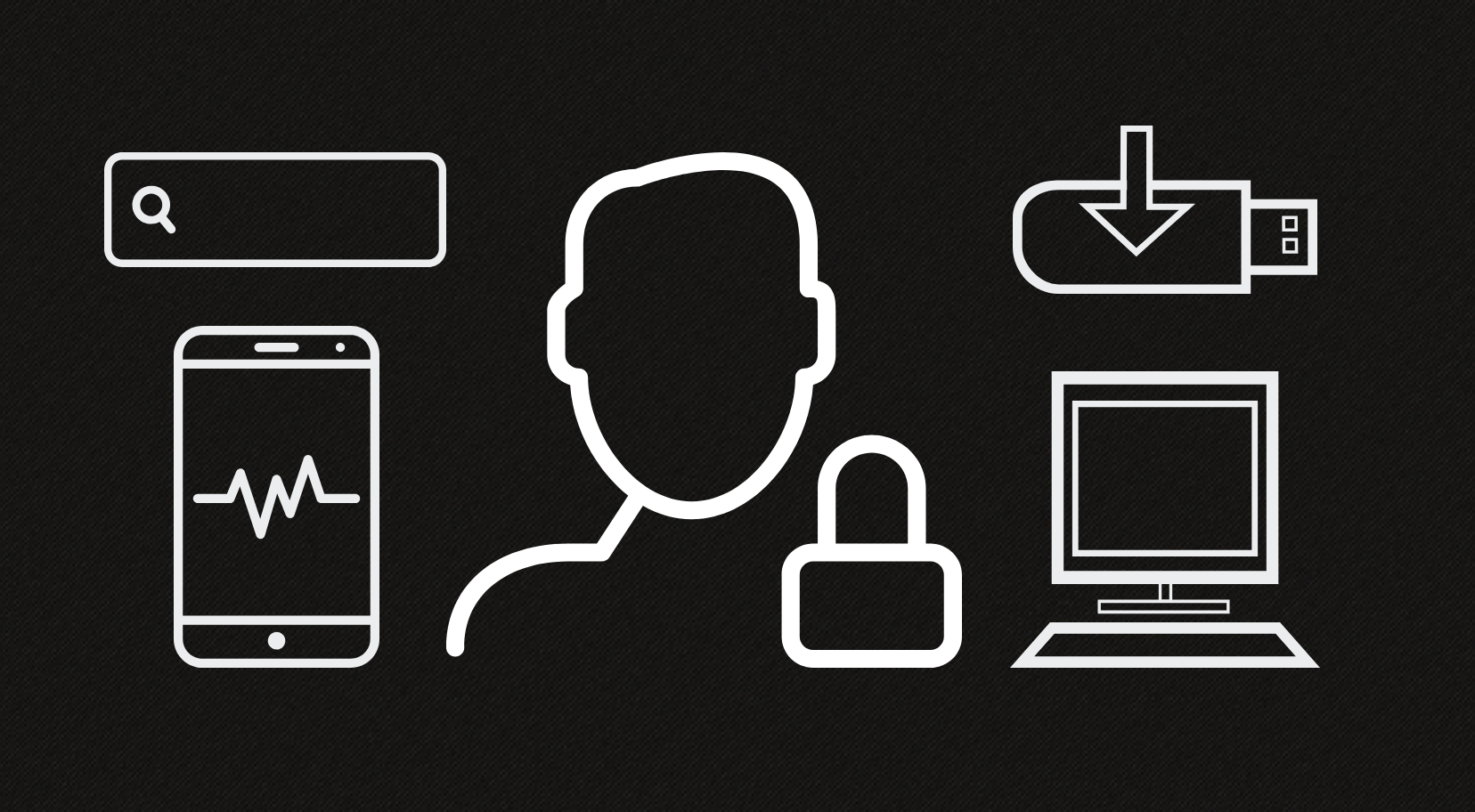 Icons of security, and multiple technological platforms