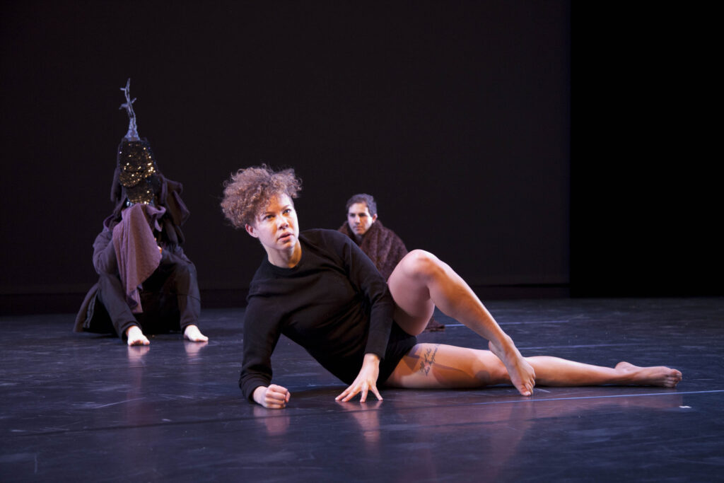 Anna Martine Whitehead performing Memory Loser at University of Michigan. Image credit: Sarah Nesbitt