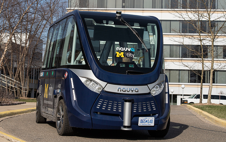 Photo of Mcity Driverless Shuttle