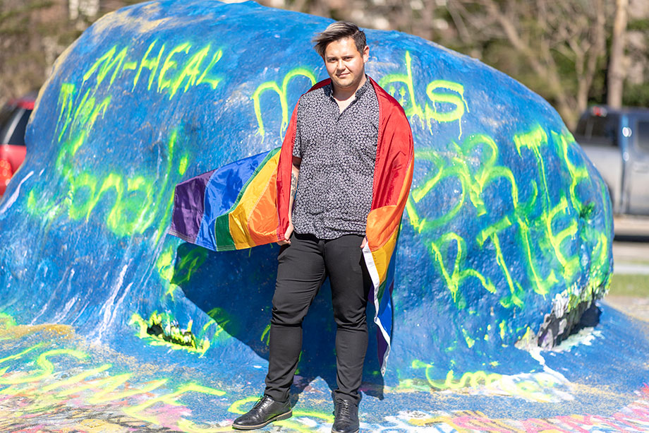 Photo of Kalei Glozier at "the Rock"
