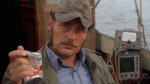 Robert Shaw in Jaws.