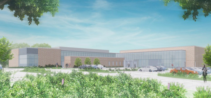 Artist's rendering of the dance building