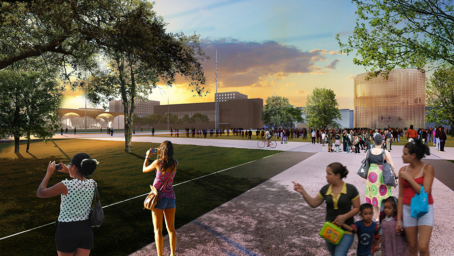 Drawing of the Detroit Square project