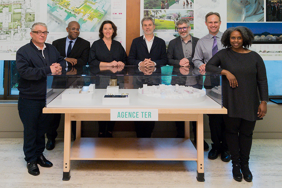 Photo of the winning design team