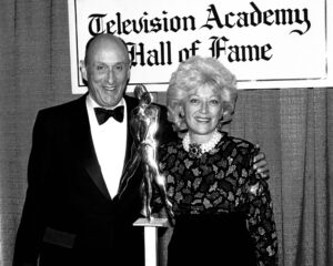 John and Pat Mitchell at the Hall of Fame
