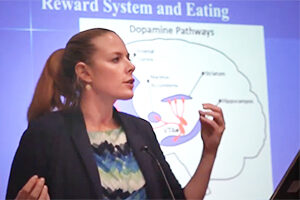 Gearhardt speaks to audience