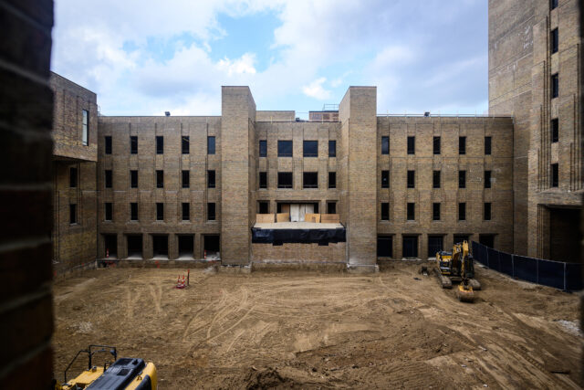 Construction at the School of Dentistry Building and
W.K. Kellogg Institute expansion and renovation.