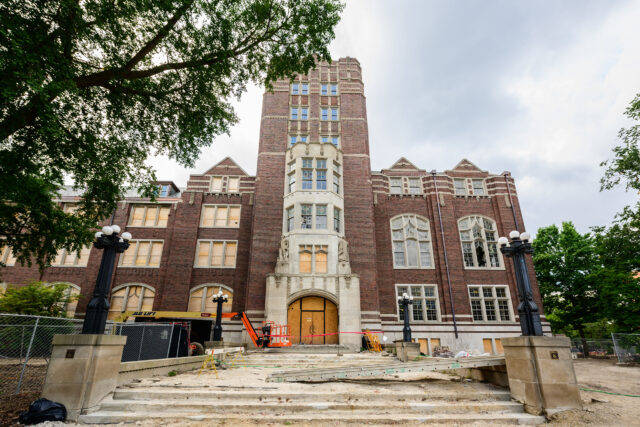 The renovation of the Michigan Union is expected to be completed this winter.