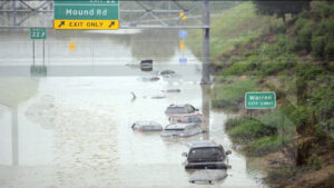 Flooding in Detroit
