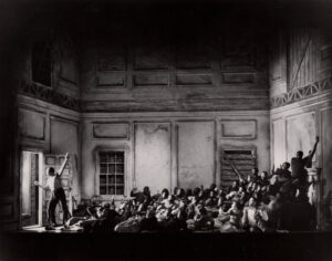 Warren Coleman (left) in the hurricane scene. Photo courtesy the Ira & Leonore Gershwin Trusts.