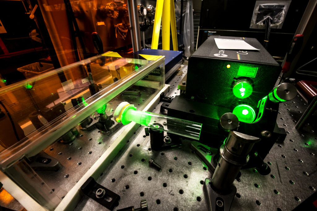 HERCULES 300 TW laser. Image credit: Joseph Xu, College of Engineering