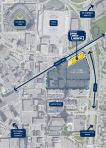 Map of building site