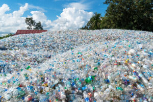 Ban Dung Thailand covered in plastic.