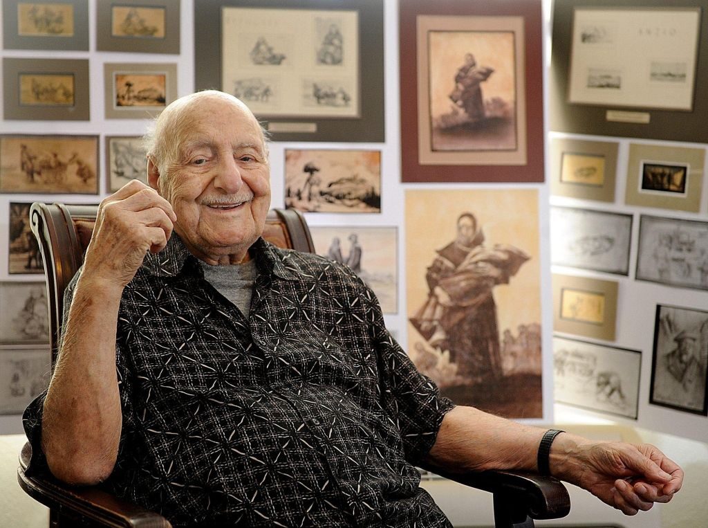 Leo Sarkisian at his home in Tewksbury, MA in 2014.