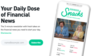 RobinHood Snacks on the phone