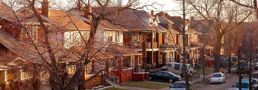 A Detroit neighborhood. Image courtesy: Poverty Solutions