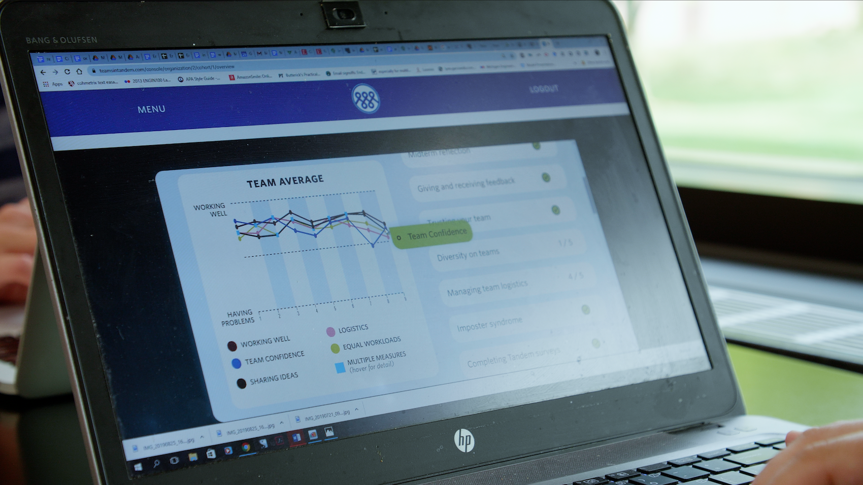 Tandem user interface.