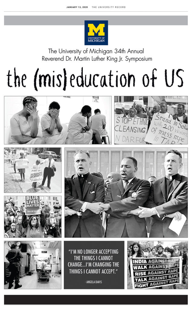Image of the special section in The Record honoring MLK Day