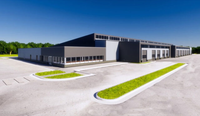 This drawing shows the proposed transportation facility on North Campus as viewed from the north near Hubbard and Dean roads.
Courtesy of Facilities and Operations