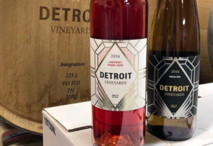 Detroit Vineyard bottles