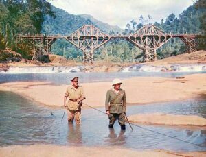 A still from Bridge on the River Kwai