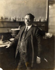 Vaughan in lab