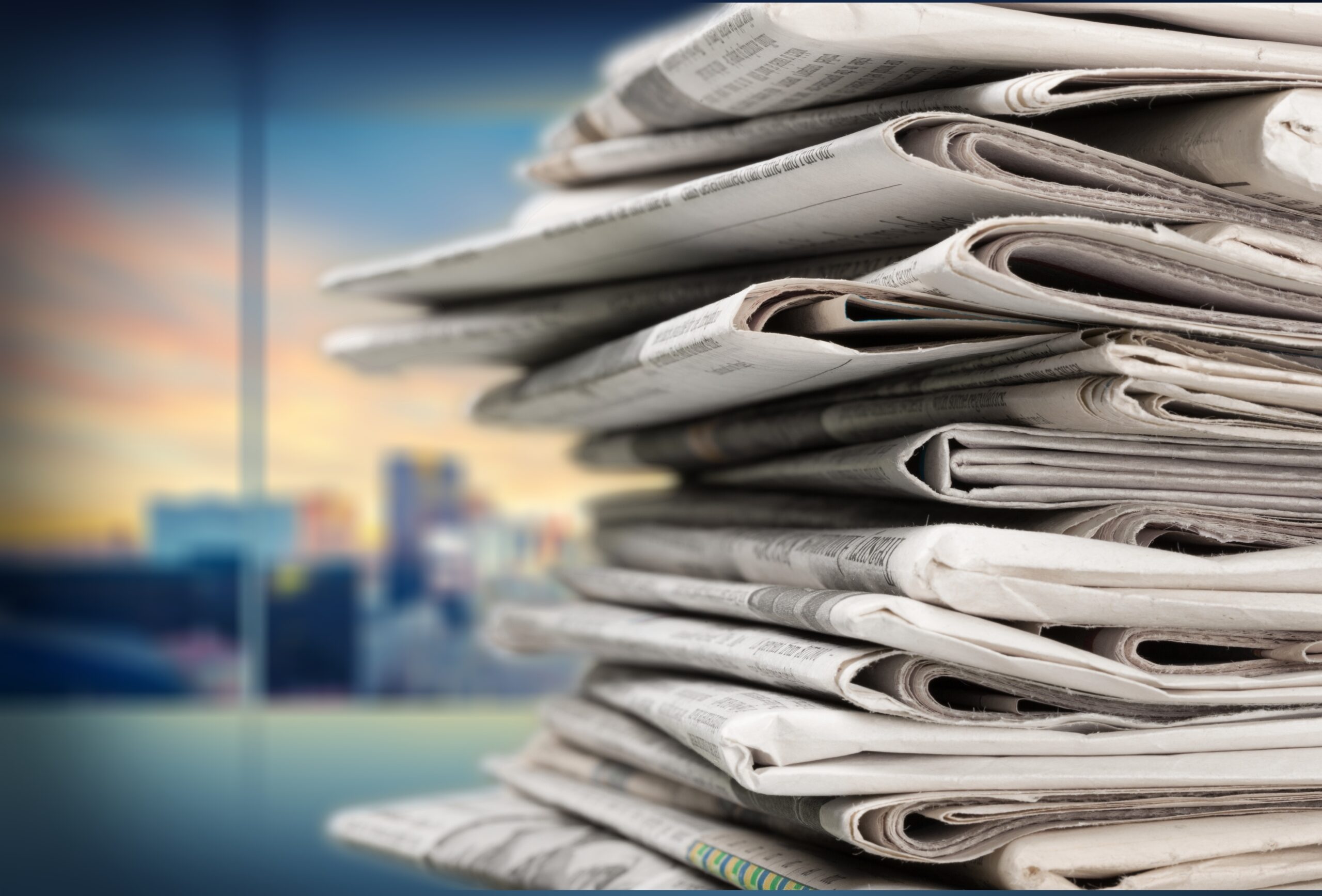 A stack of newspapers. iStock photo