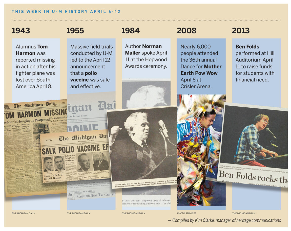 Massive field trials conducted by U-M led to the April 12, 1955, announcement that a polio vaccine was safe and effective.