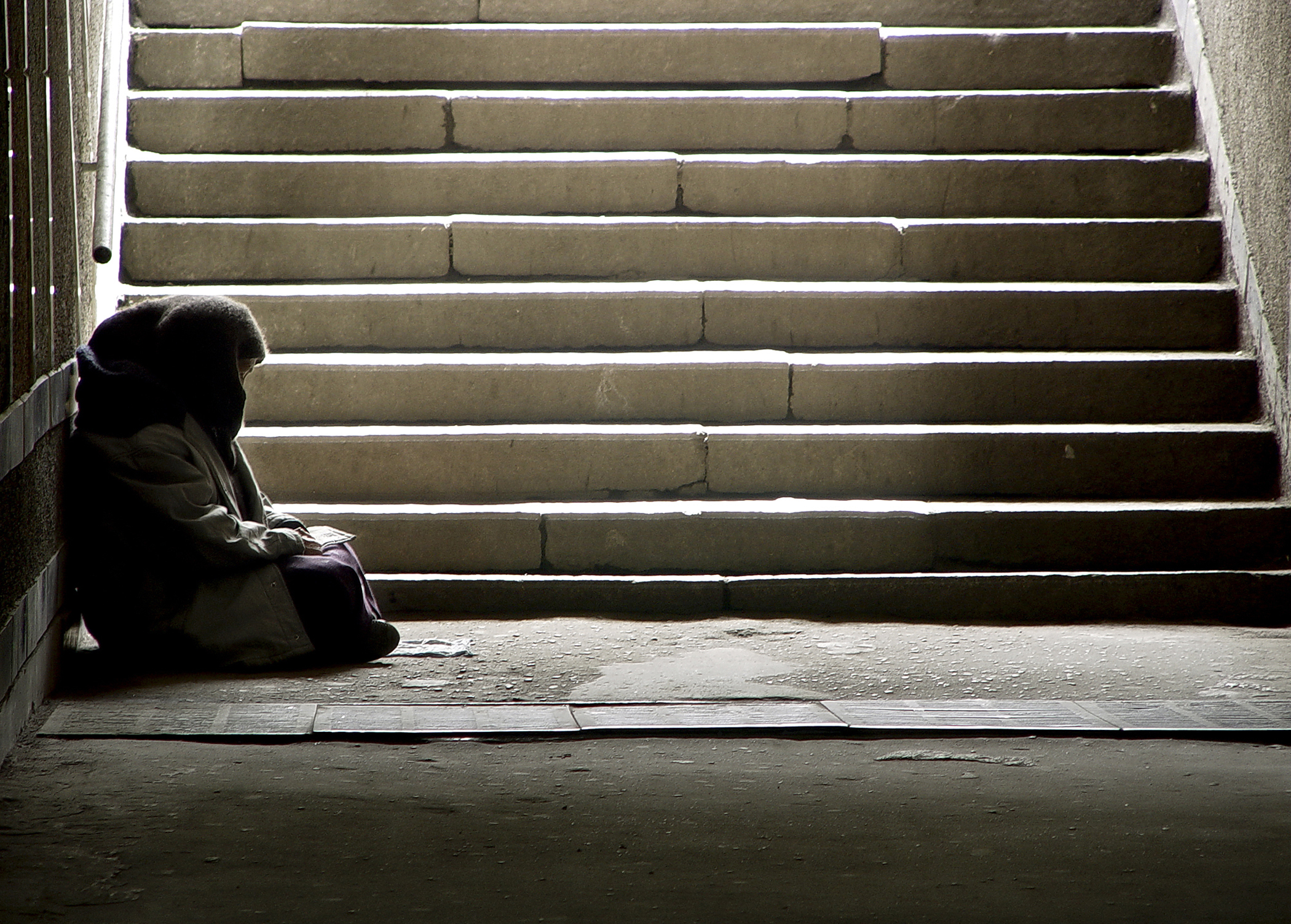 A homeless person. Image credit: iStock