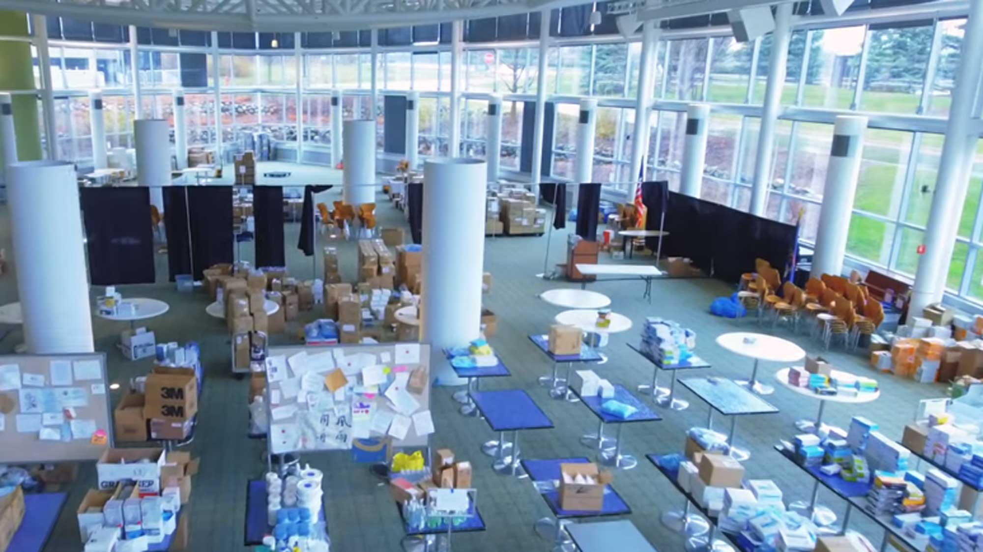 Donation Drive. Image credit: Michigan Medicine