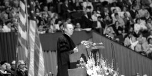 Gerald Ford at podium