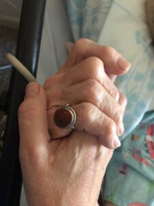 elderly hand