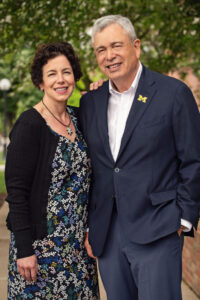 Regent Ron Weiser with Elizabeth Weiser Caswell.