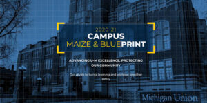 Maize and blueprint graphic