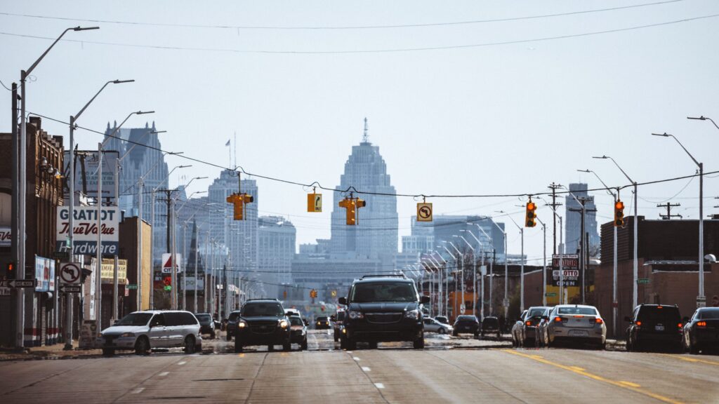Detroit street. Image credit: Poverty Solutions