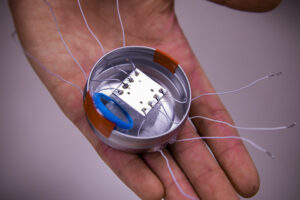 A new generation of micro-robotics inside Evgueni Filipov's lab at the G.G. Brown Building on North Campus, Ann Arbor Mi. on June 17, 2020. Image credit: Robert Coelius/University of Michigan Engineering, Communications & Marketing