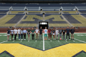 The 2019 group toured the Big House at U-M. Image credit: The McNeil Group